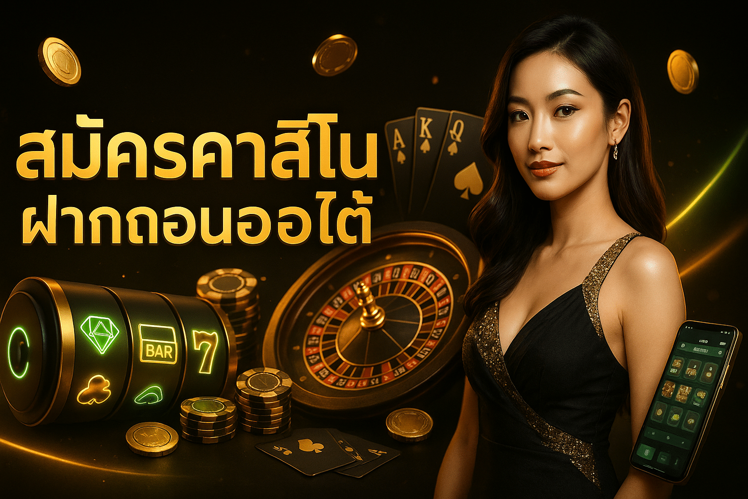 สมัครคาสิโน ฝากถอนออโต้