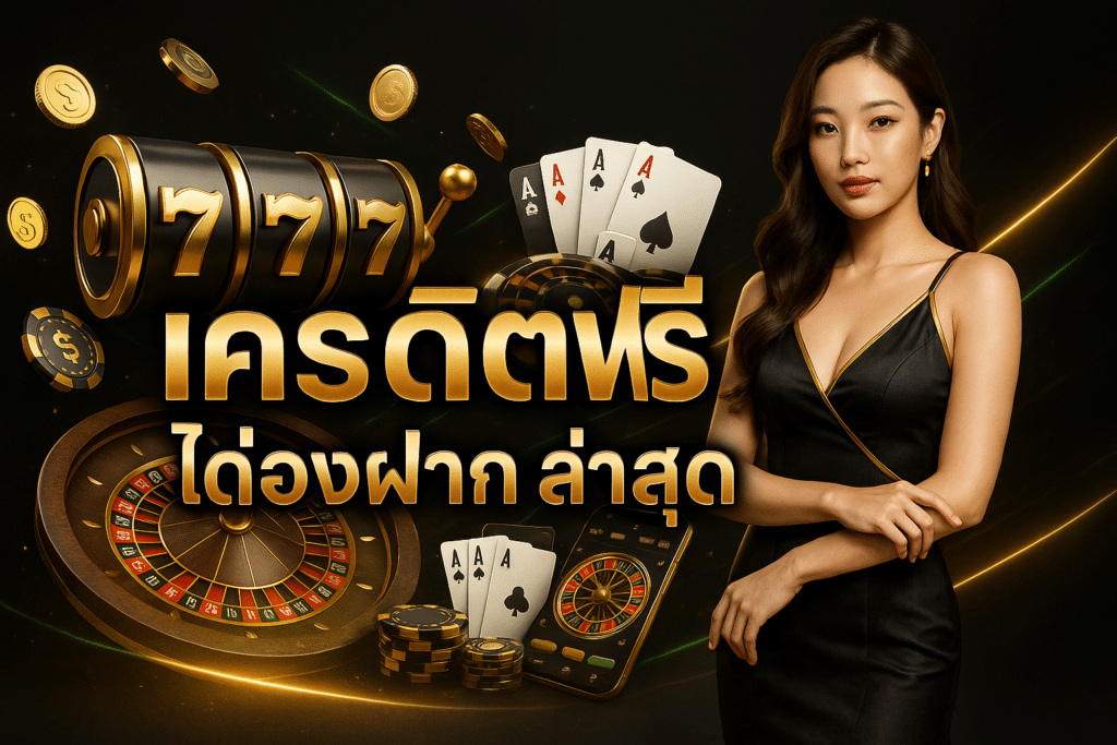 เครดิตฟรี ไม่ต้องฝาก ล่าสุด