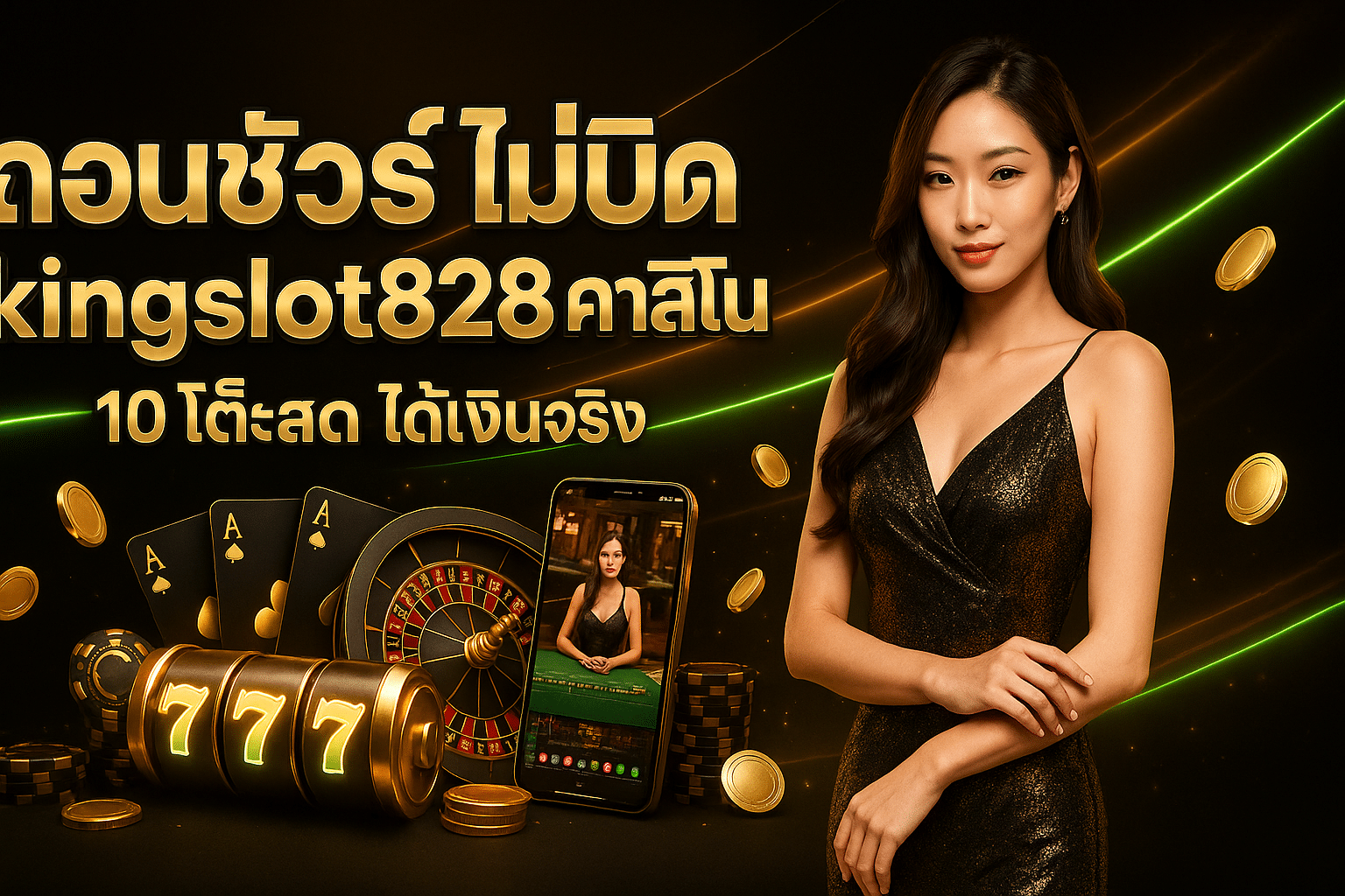 ถอนชัวร์ ไม่บิด kingslot828 คาสิโน